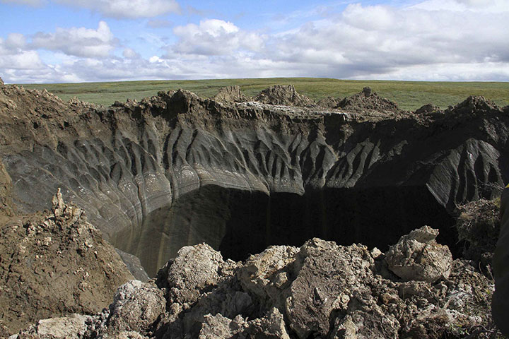 These Gigantic Siberian Sinkholes Have Scientists Concerned Esquire Middle East