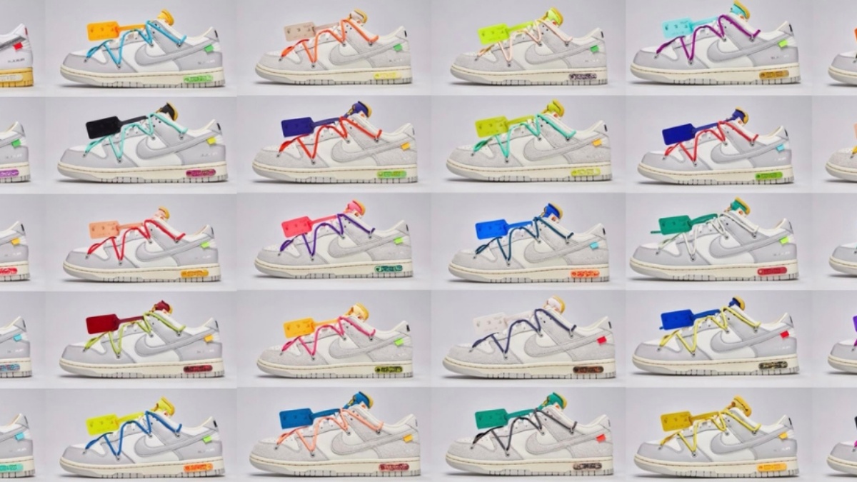 Virgil Abloh and Nike's 50 dunk 
