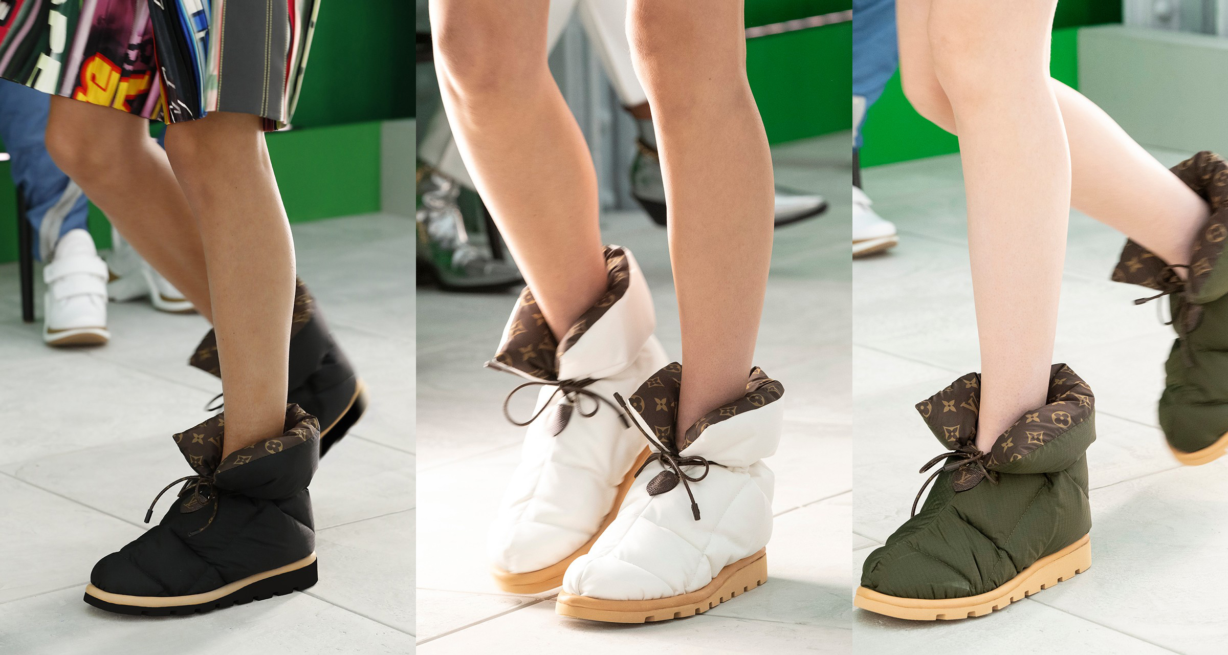 Louis Vuitton Pillow Boots Are The Puffer Shoes All Over Instagram   Glamour UK