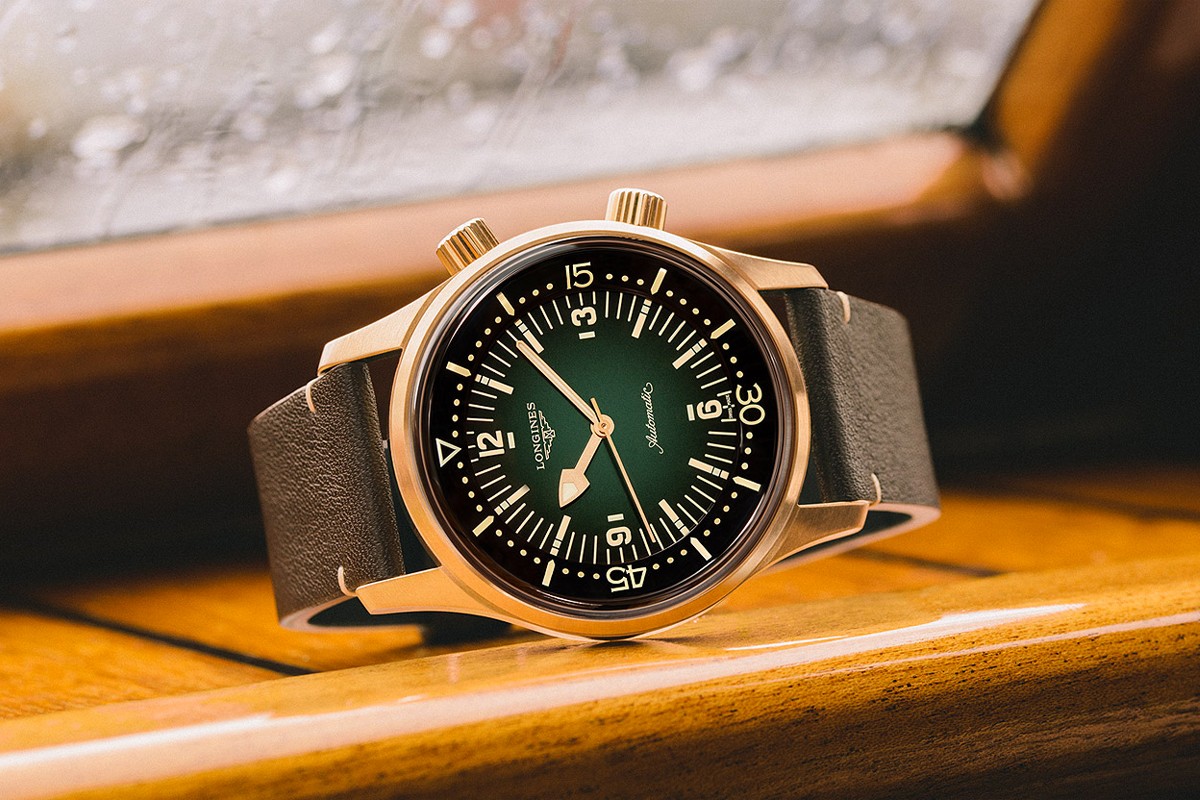 Longines gives its Legend Diver watch a bronze makeover Esquire