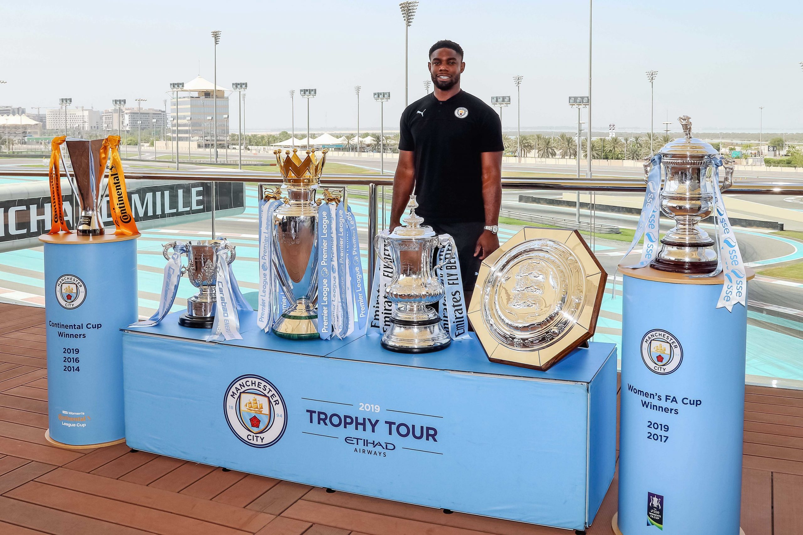 Manchester City FC Legend Micah Richards Meets Fans In Abu Dhabi ...