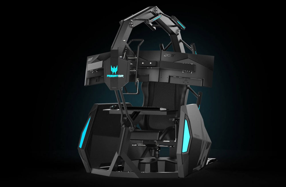 Acer unveils its $14,000 gaming cocoon, Predator Thronos Air | Esquire ...