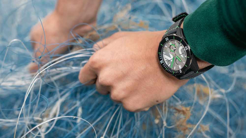 Ulysse Nardin S New Watch Is Made From Upcycled Fishing Nets Esquire Middle East