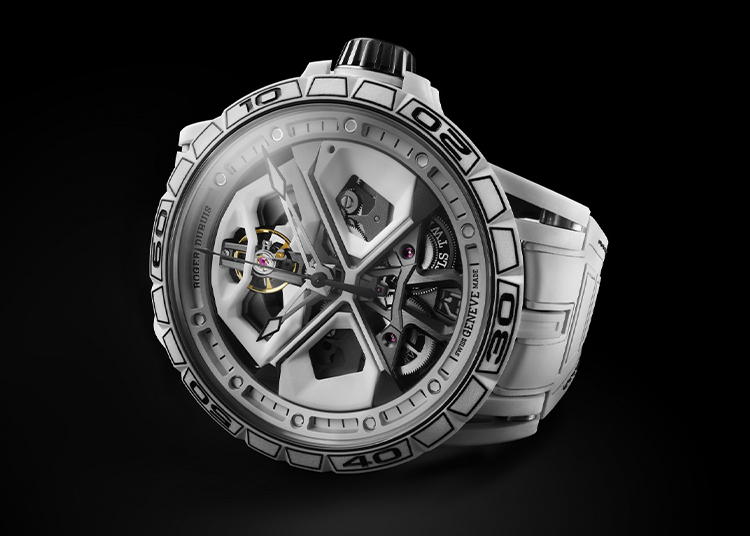 Roger Dubuis’ new frosty white Excalibur Spider Huracán has hearts ...