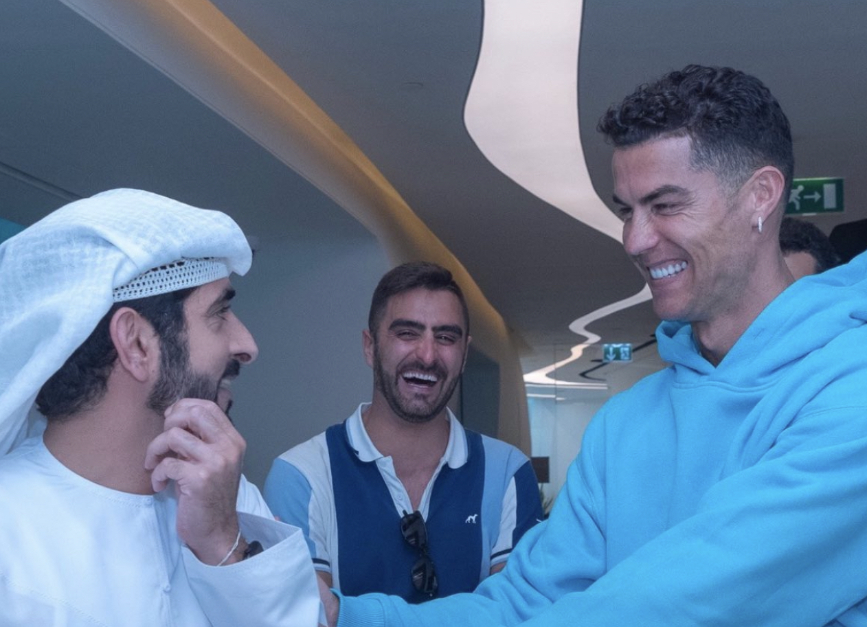 Cristiano Ronaldo and Sheikh Hamdan spent the day together in Dubai ...