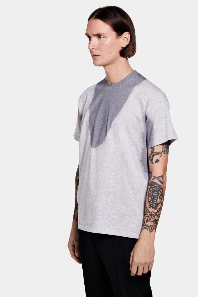 LGN is selling shirts with printed-on sweat stains for $350