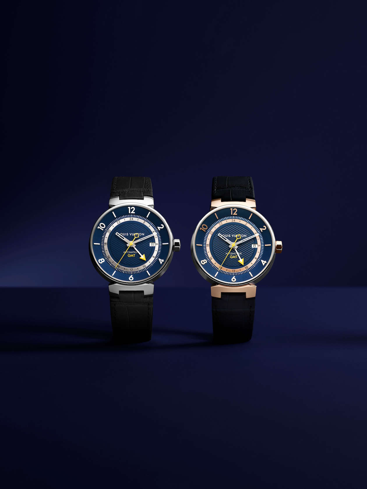 Tambour Moon GMT Black watch, Louis Vuitton