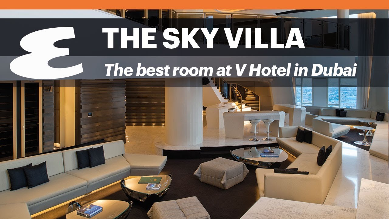 Inside the 10,000 Sky Villa at the V Hotel in Dubai