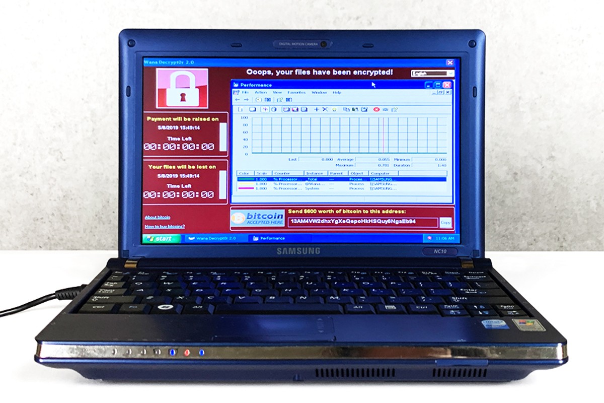 Laptop full of world’s worst viruses just sold for $1.3 million