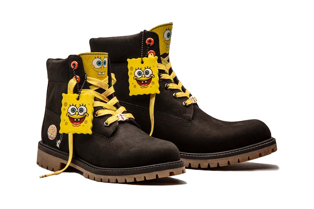 The SpongeBob x Timberland collection make showing our childish side cool  again - Esquire Middle East