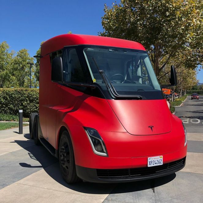 Tesla truck prototype spotted outside of Pixar headquarters | Esquire ...