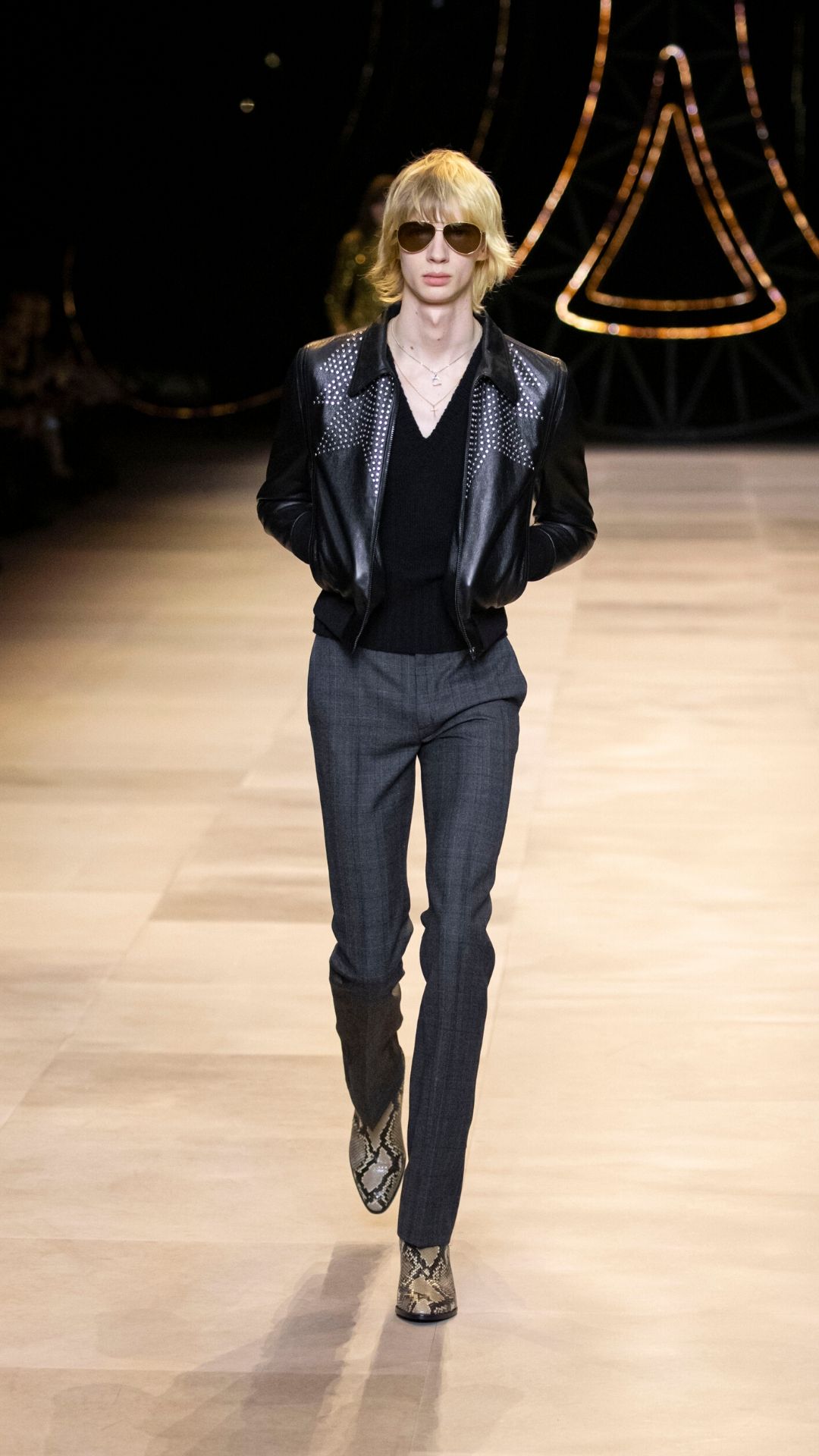 Celine Runway Report: Rock 'N' Roll androgyny takes over Paris Fashion ...