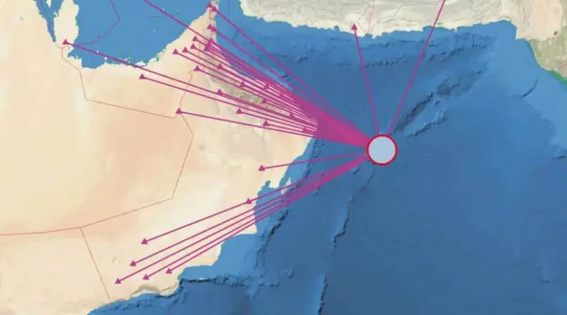 Dubai Earthquake Map