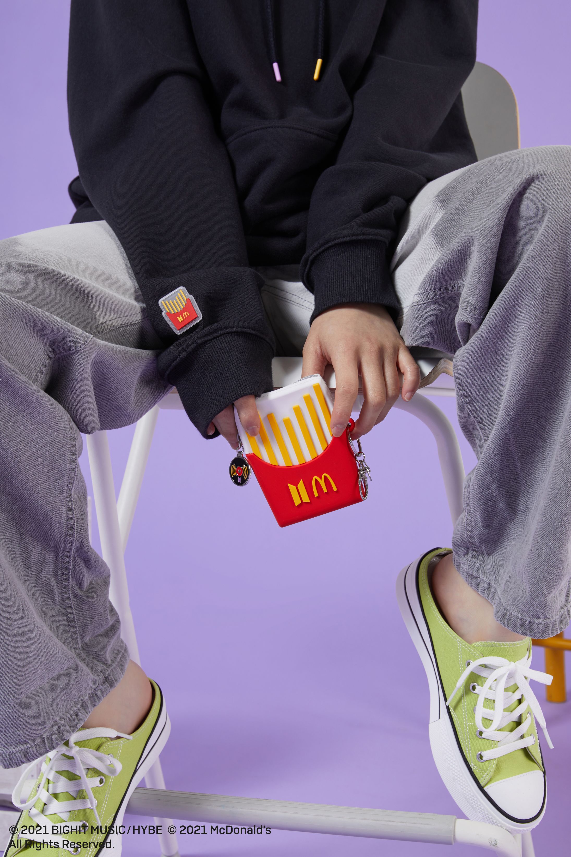 BTS x McDonald's Custom McNugget Sneakers