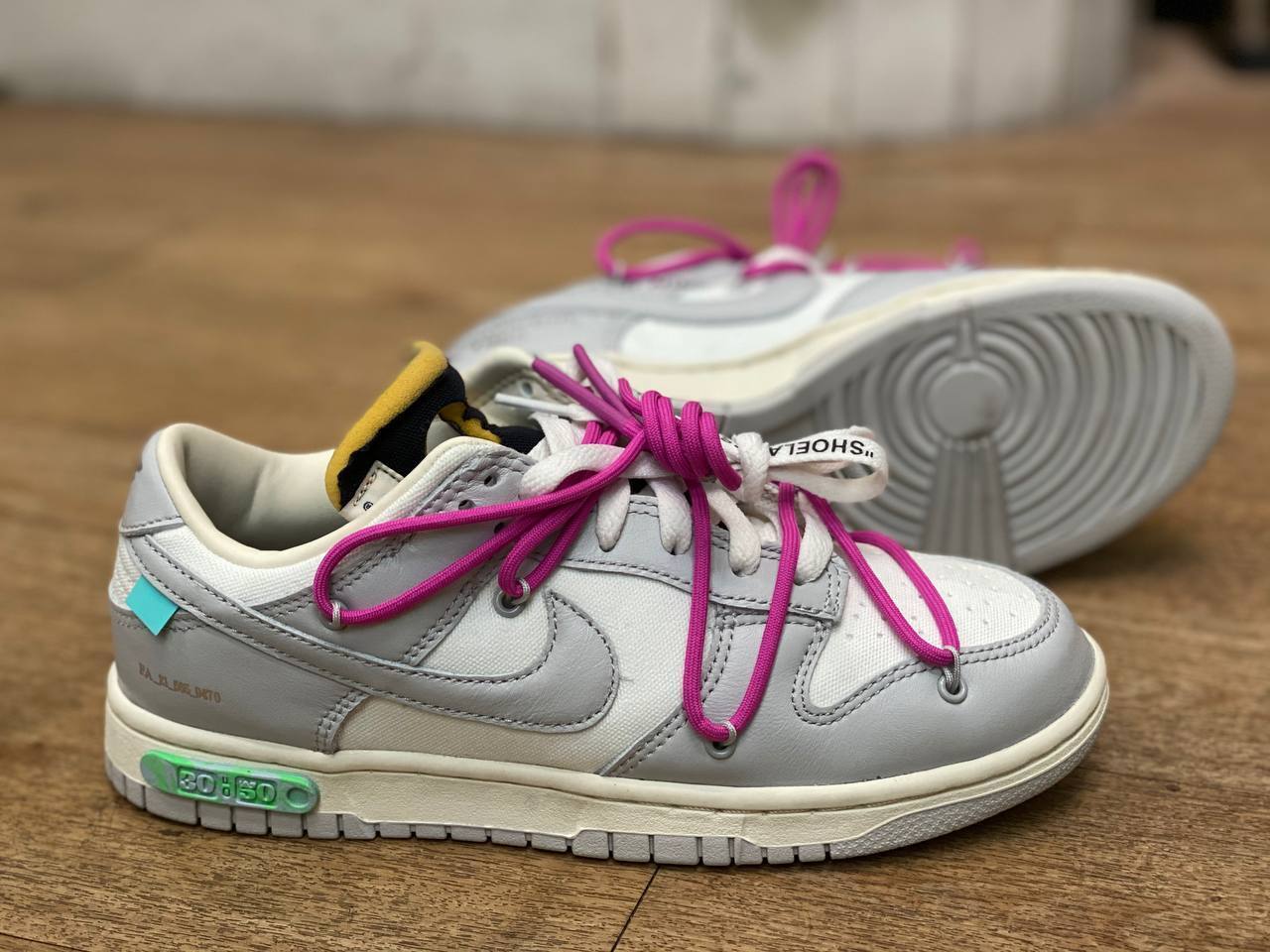 OFF-WHITE × NIKE DUNK LOW 1 OF 50 