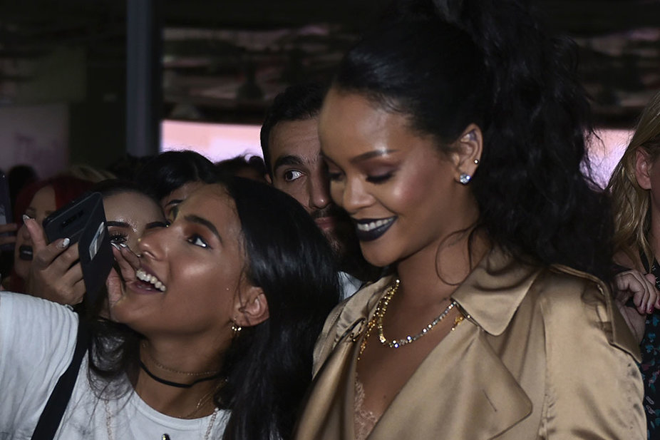Inside Rihanna's Fenty Beauty party in the Burj Khalifa - Esquire ...