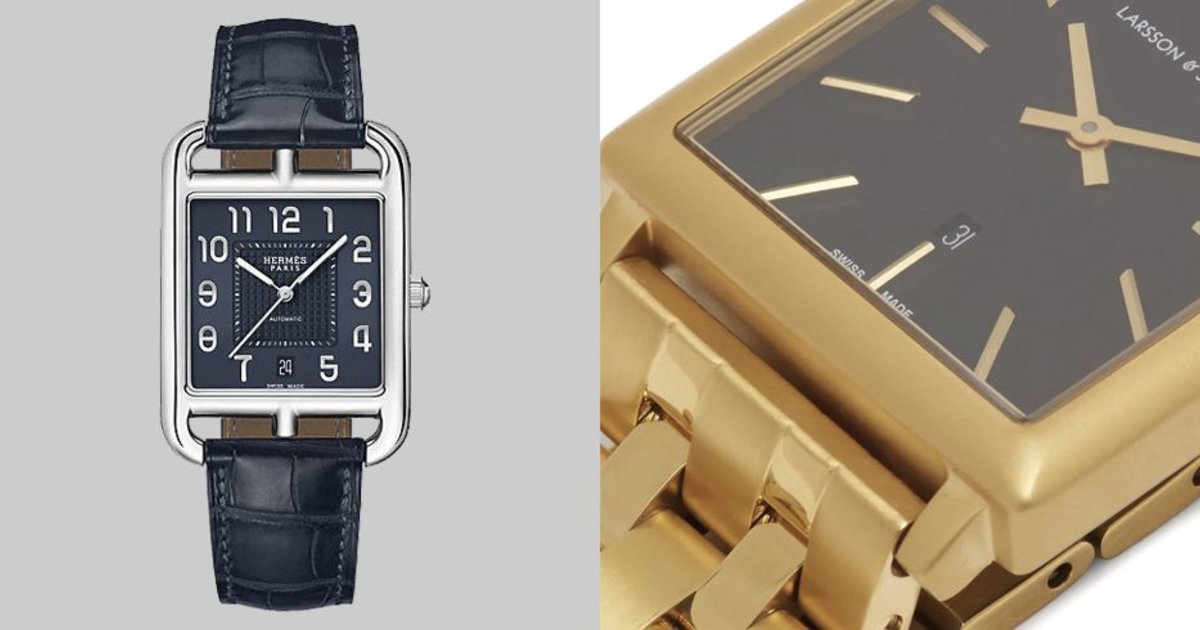 hermes square watch