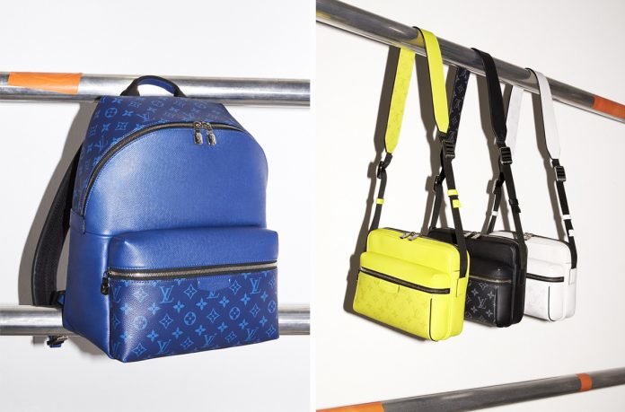 louis vuitton man bag blue