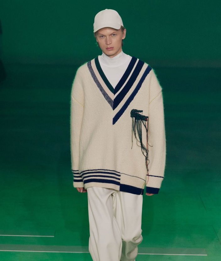 lacoste fashion show sweater