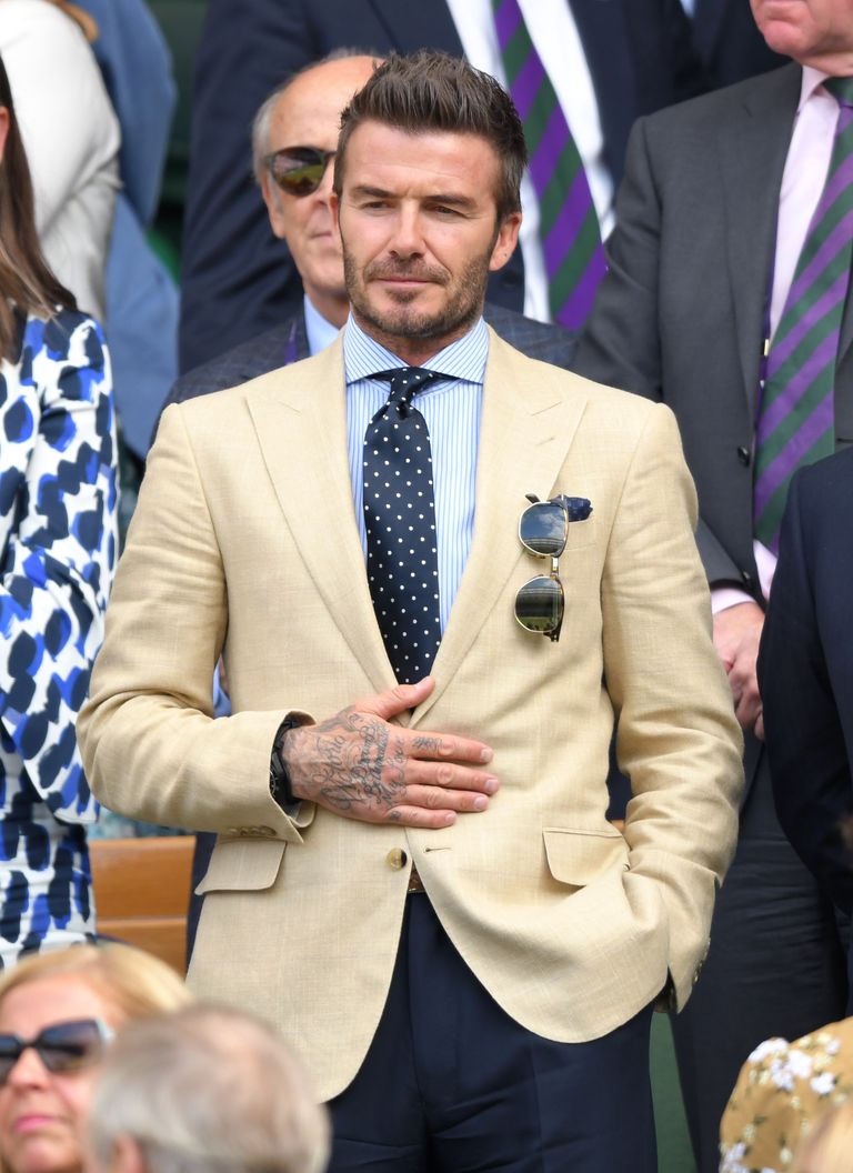 The Secret To David Beckham S Impeccable Hair Esquire