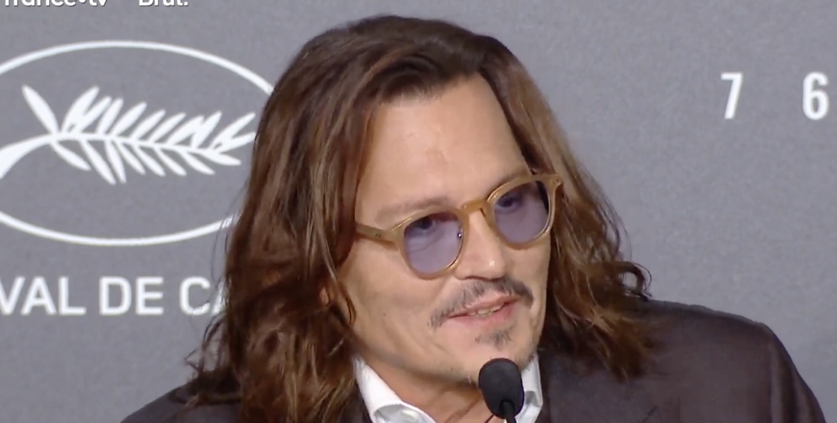 Johnny Depp Nearly No Shows Jeanne Du Barry Cannes Press Con 8354